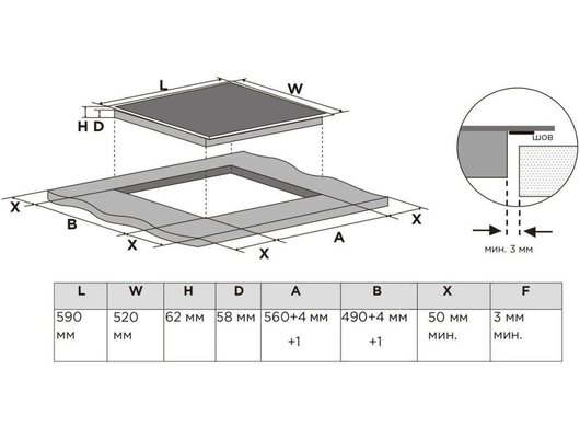 Варочная панель MIDEA MIH64103